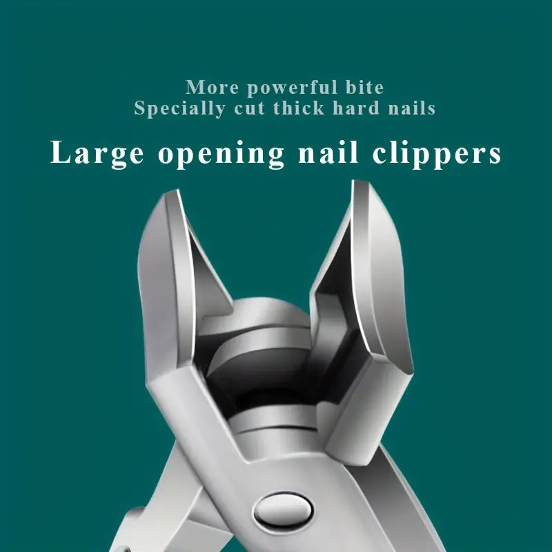Ultimate Nail Clipper for Thick Nails with Wide Opening and Comfort Grip