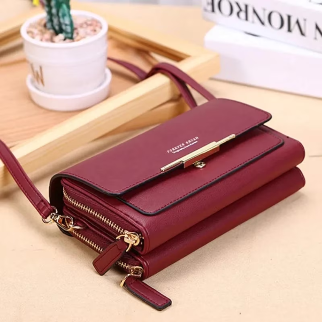 Chic Leather Crossbody Bag for Effortless Style and Function
