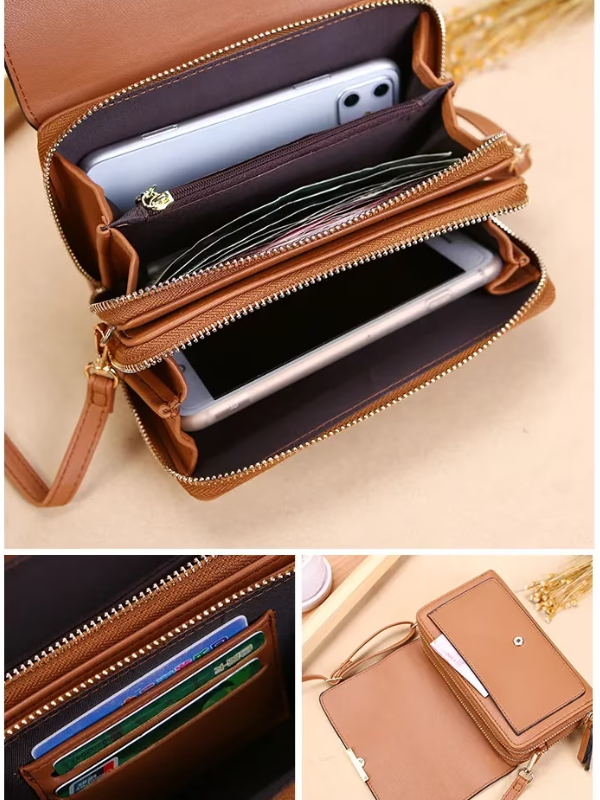 Chic Leather Crossbody Bag for Effortless Style and Function