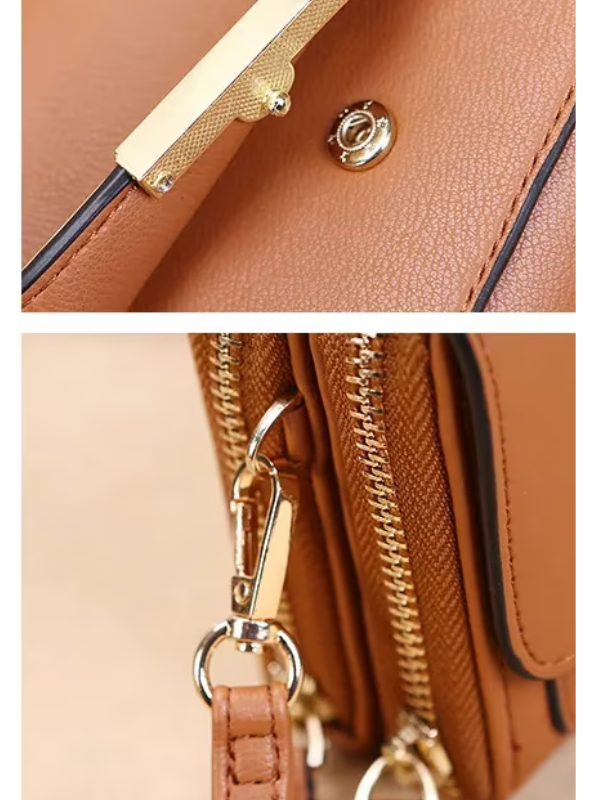 Chic Leather Crossbody Bag for Effortless Style and Function