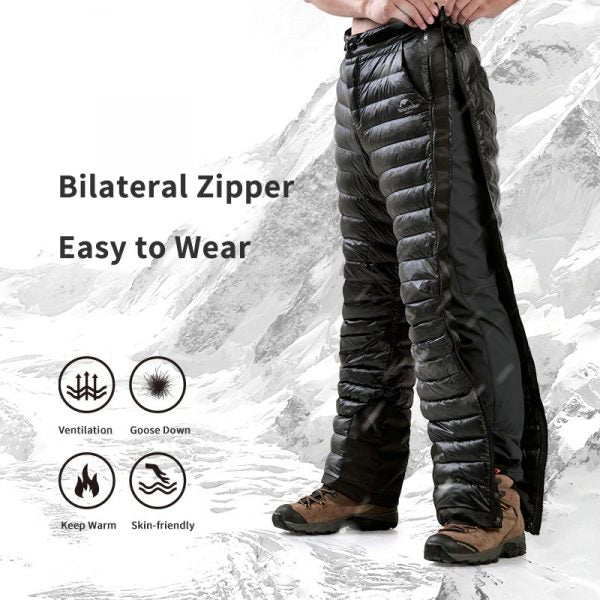 Ultimate Thermal Down Pants – Waterproof & Windproof for Winter Adventures