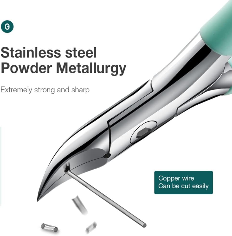 Ergonomic Nail Clippers for Thick Toenails - Precision Design