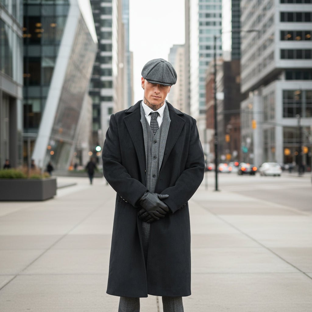 LuxeGuard - Stylish Leather Gloves with Cozy Lining for Cold Days
