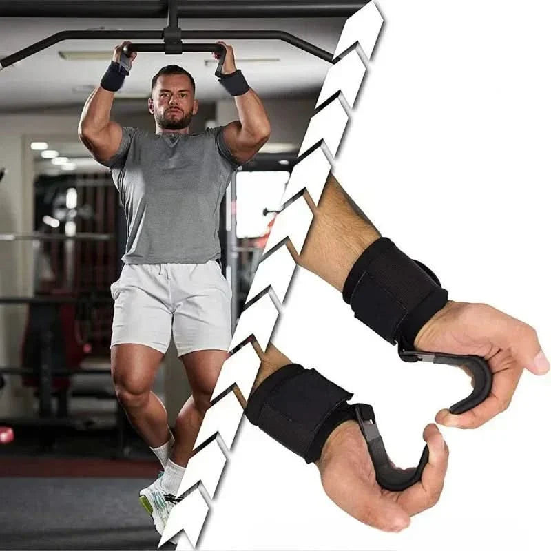 Non-Slip Hook Straps for Strength Training and Fitness Activities