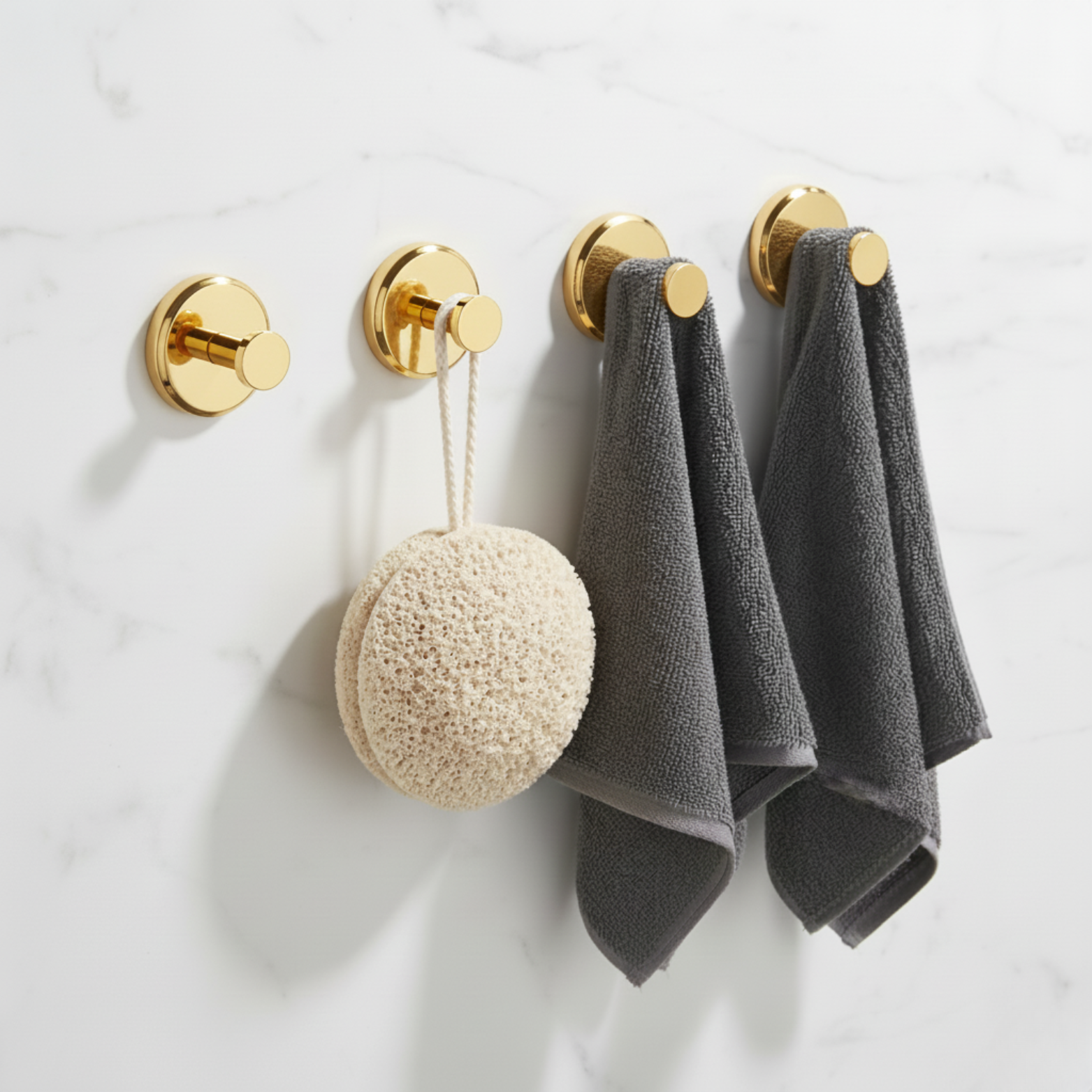 Adhesive Suction Hooks Set – Durable Hooks for Home Organization