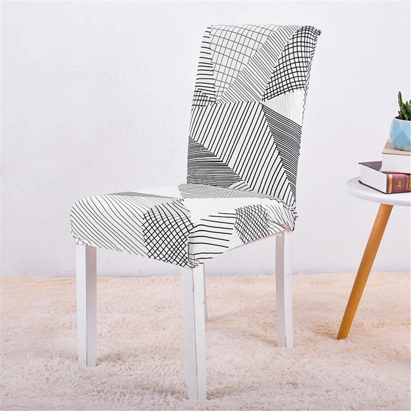 Elegant Stretchable Chair Covers for Dining Room Enhancement