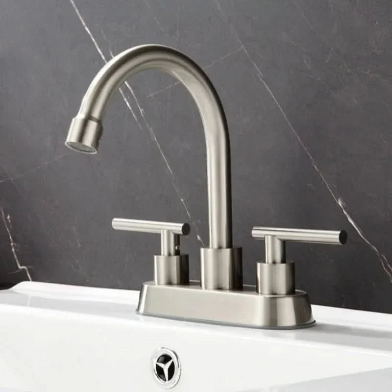 Dual Temperature Sink Mixer Faucet for Hot and Cold Water