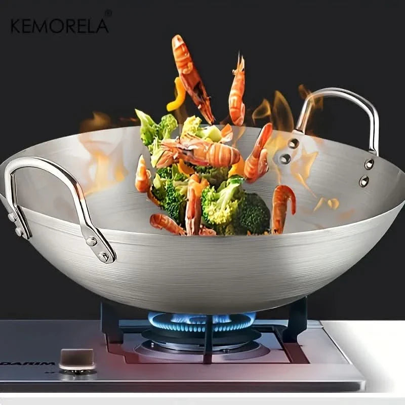 Versatile Wok Pan in Various Sizes for Home Cooking