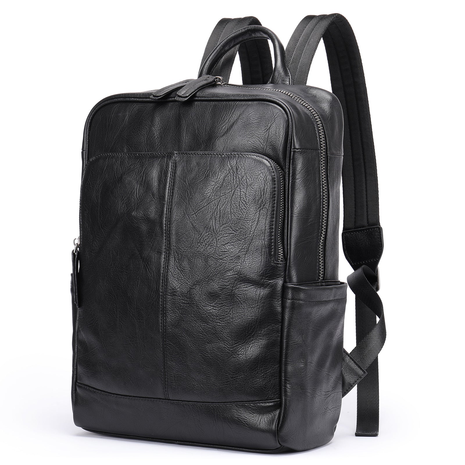 Elite Traveler Leather Laptop Bag for 15.6" Devices