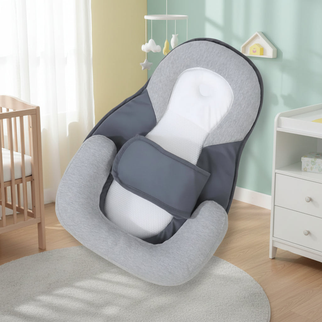 Comfort-Crafted Infant Support Pillow with Gentle Incline