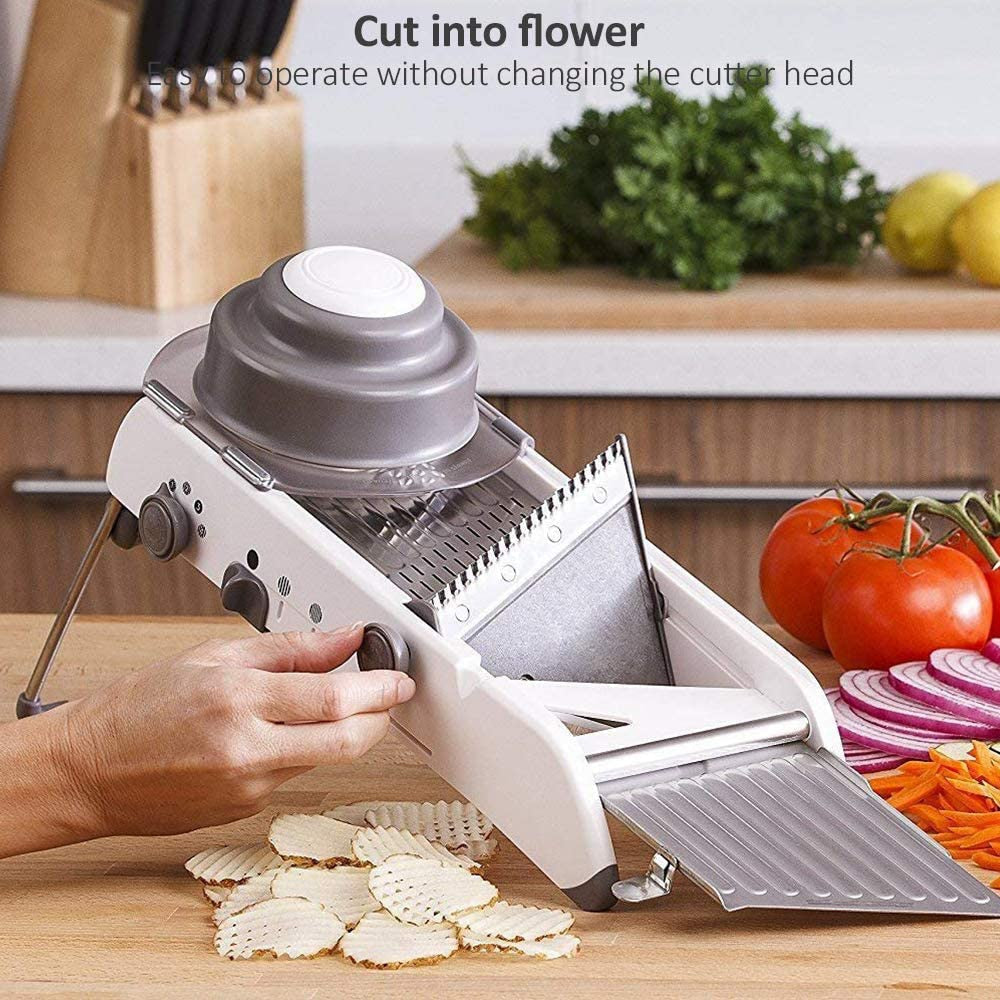 SliceMaster Pro Adjustable Vegetable Slicer for Precision Cuts