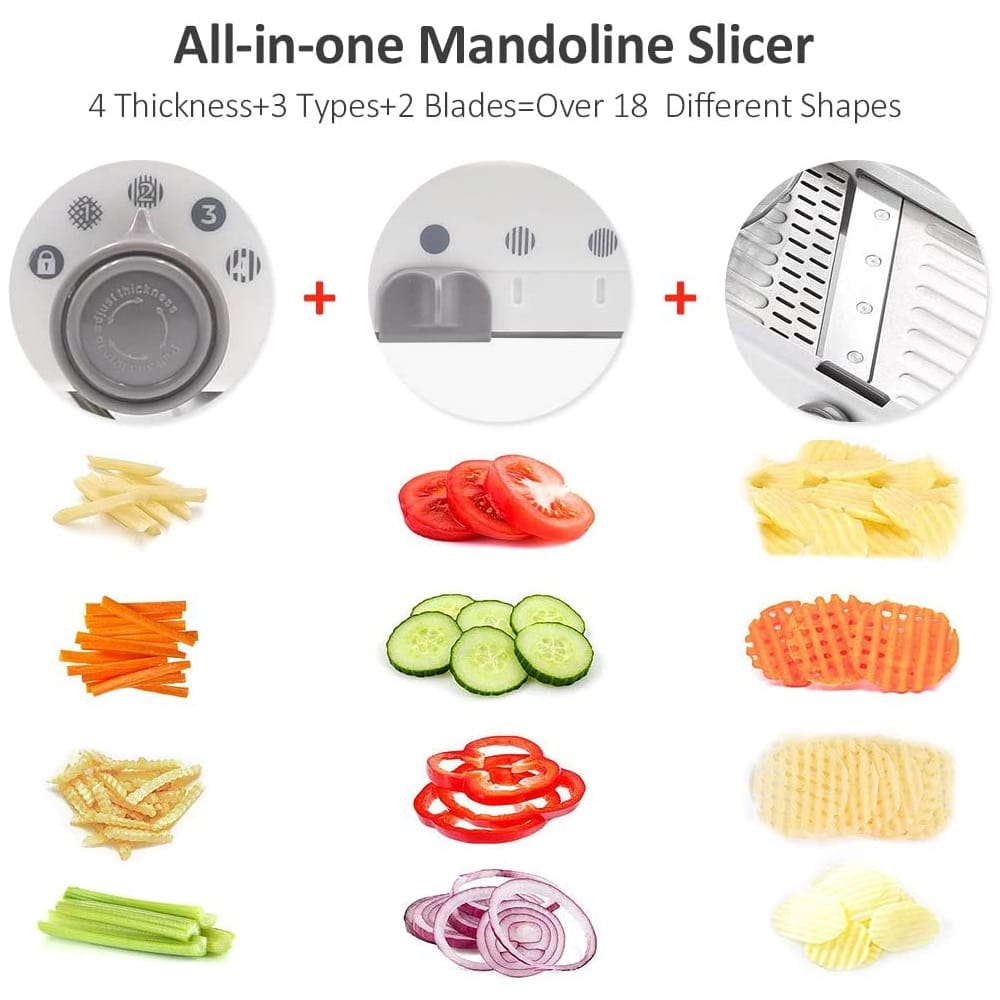 SliceMaster Pro Adjustable Vegetable Slicer for Precision Cuts