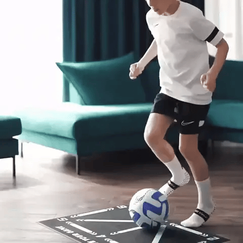 Professional Football Training Mat with Video Skill Development Program
