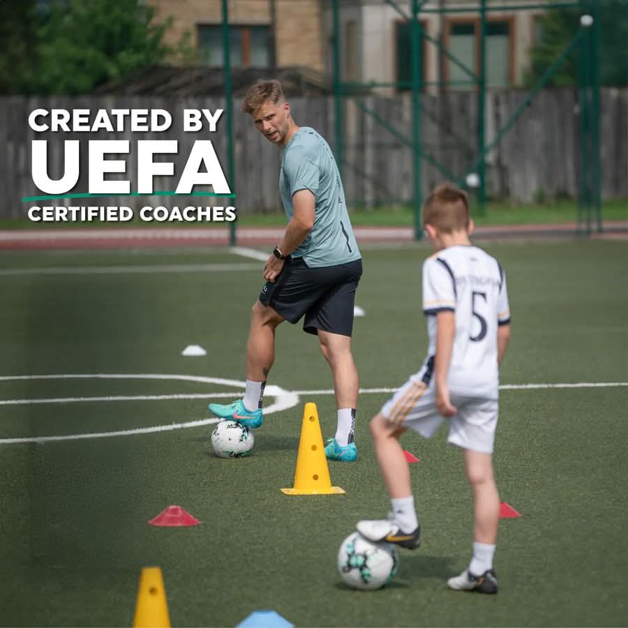 Professional Football Training Mat with Video Skill Development Program