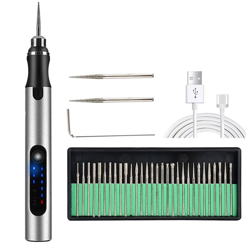 Rechargeable Engraving Tool for Personalized DIY Projects