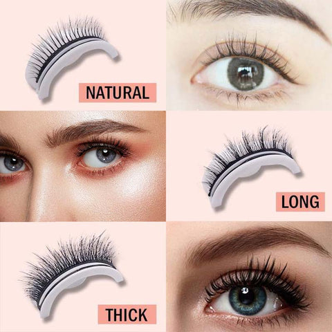 Reusable Self-Adhesive Eyelashes for Professional Use