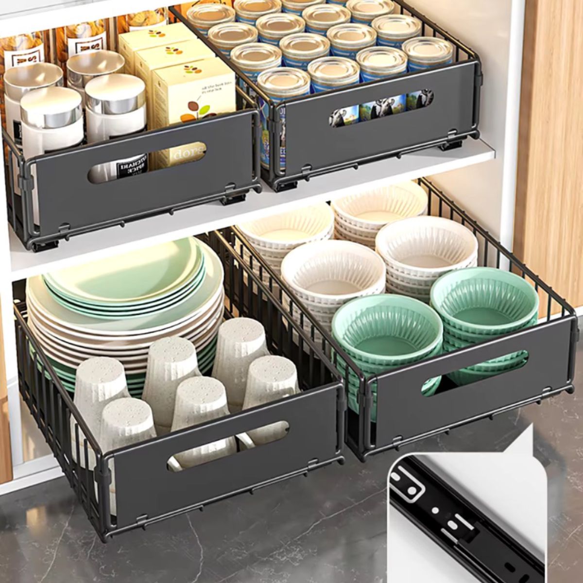 Versatile Under-Sink Storage Rack for Effortless Organization