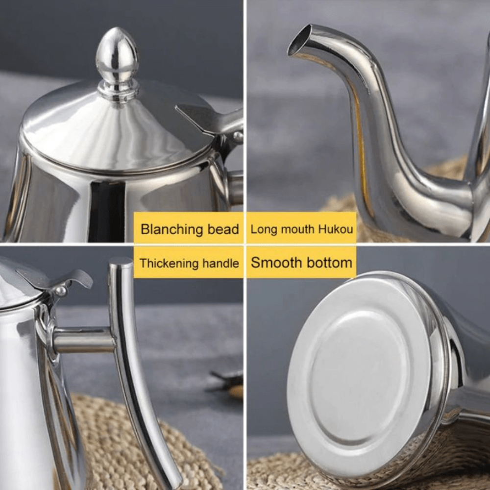SleekSteel Induction Kettle with Integrated Purification Filter