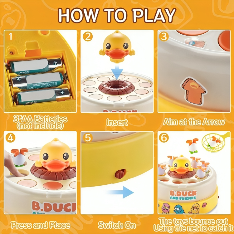 Duck Jumping and Catching Game