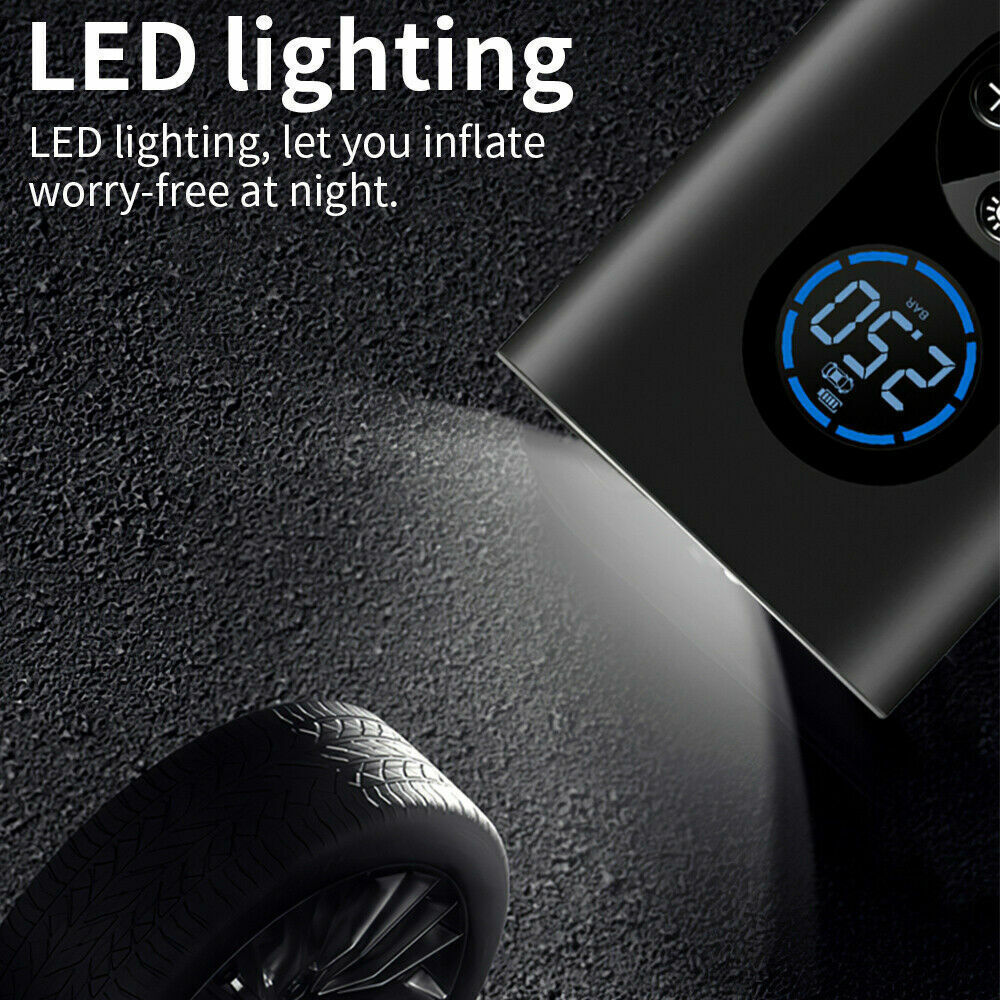 AirEase Cordless Tire Inflator with Digital Pressure Gauge
