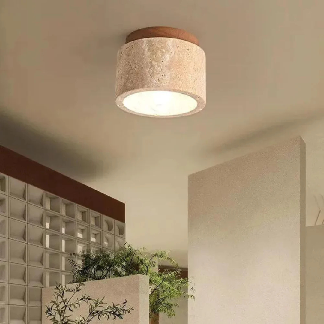 Serene Glow Minimalist Ceiling Light for Elegant Spaces