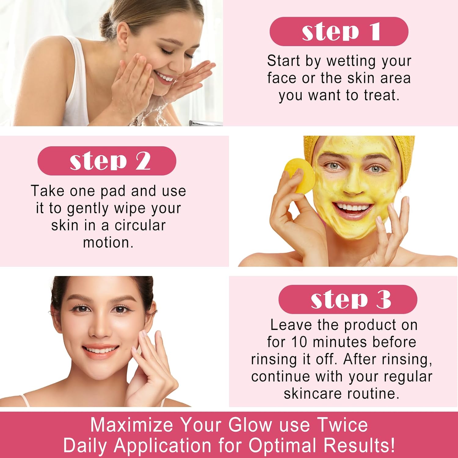 Turmeric Kojic Acid Pads for Radiant Skin