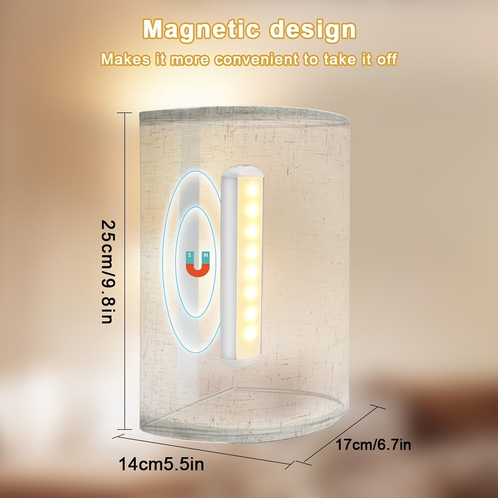 LuxeGlow Rechargeable LED Wall Lamps with Remote Control - 2 Pack
