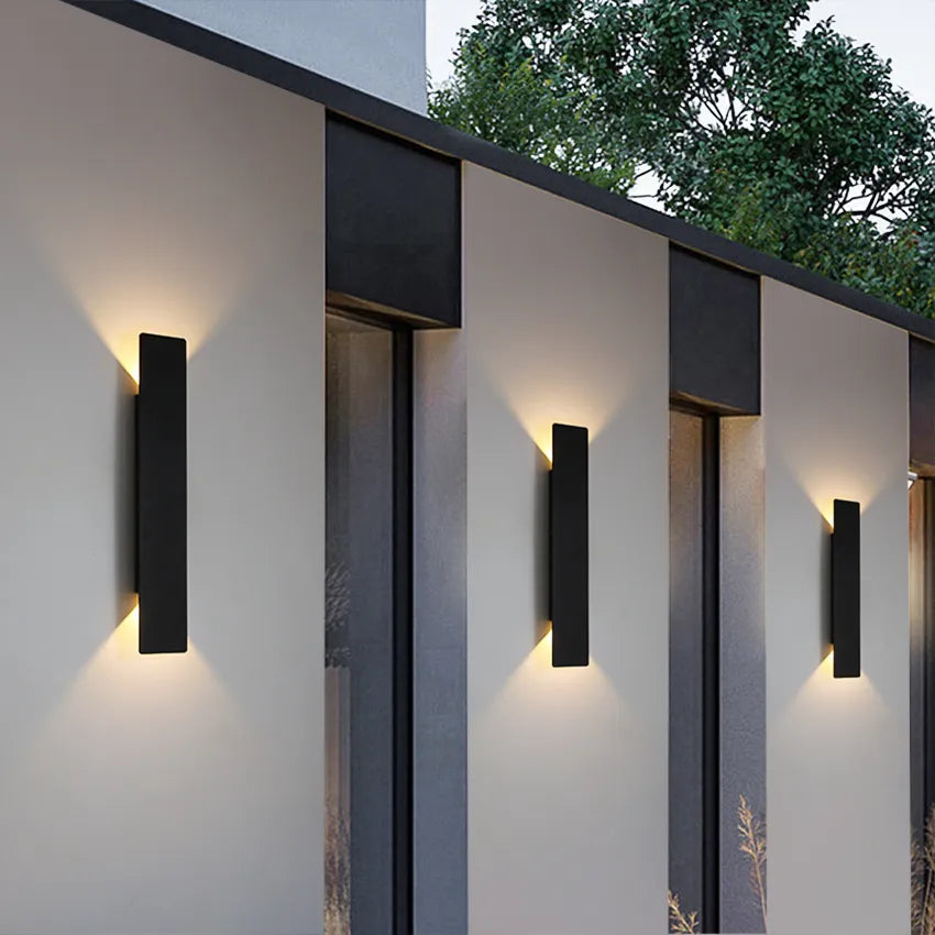 LumiAura - Weatherproof Aluminum Outdoor Wall Light