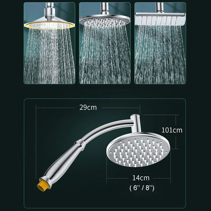 EcoFlow Rain Shower Head for a Luxurious Water-Saving Experience