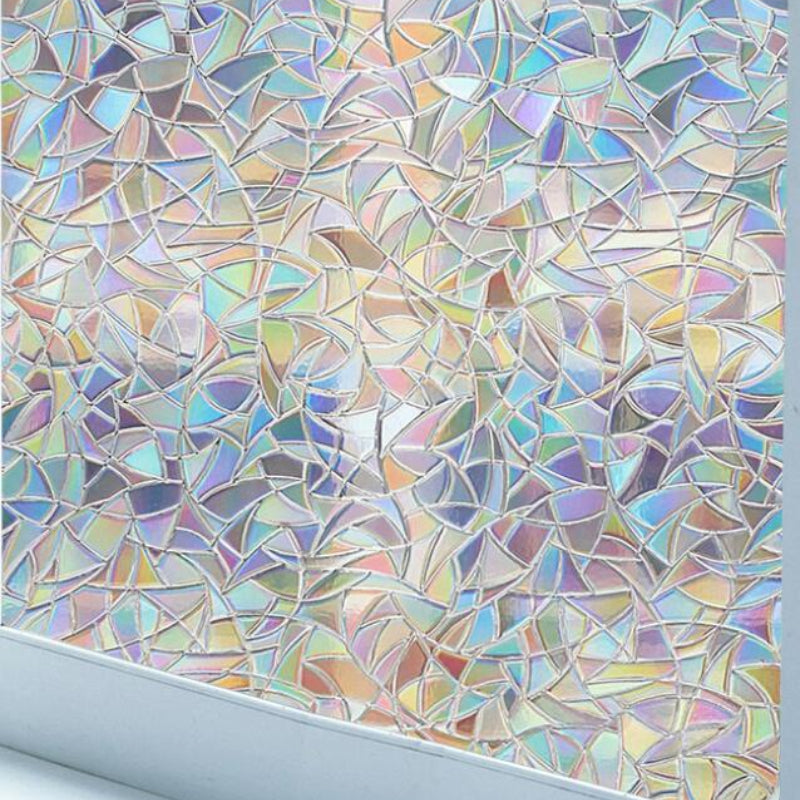 Prismatic Privacy Window Film - Elevate Your Space with Light & Protection