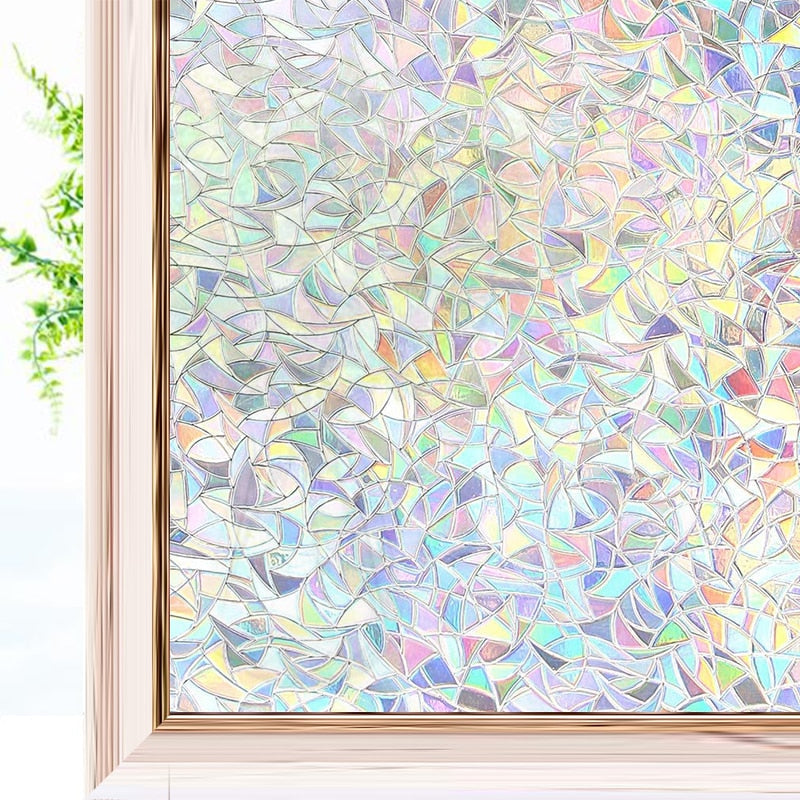 Prismatic Privacy Window Film - Elevate Your Space with Light & Protection
