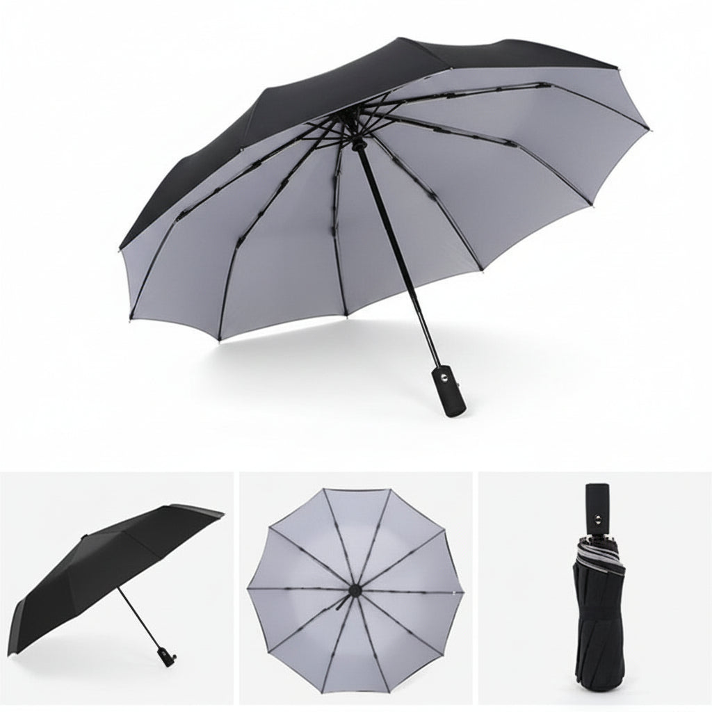 BreezeGuard – Ultra-Light Wind-Resistant Umbrella with Instant Open