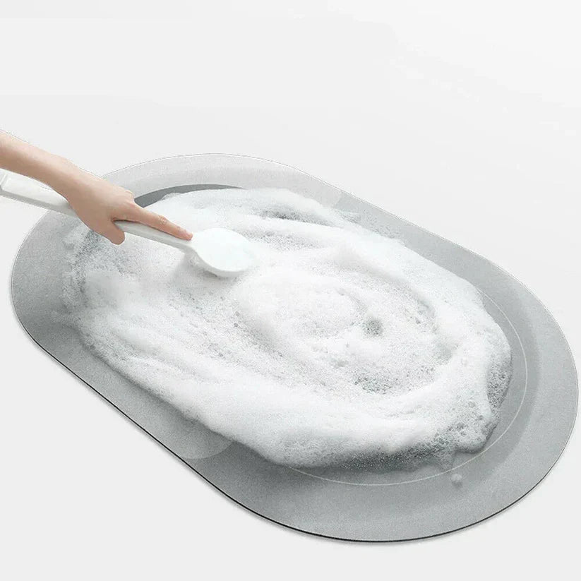 Quick-Dry Slip-Resistant Mat for Safe Bathrooms and Entrances