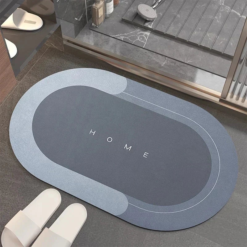 Quick-Dry Slip-Resistant Mat for Safe Bathrooms and Entrances