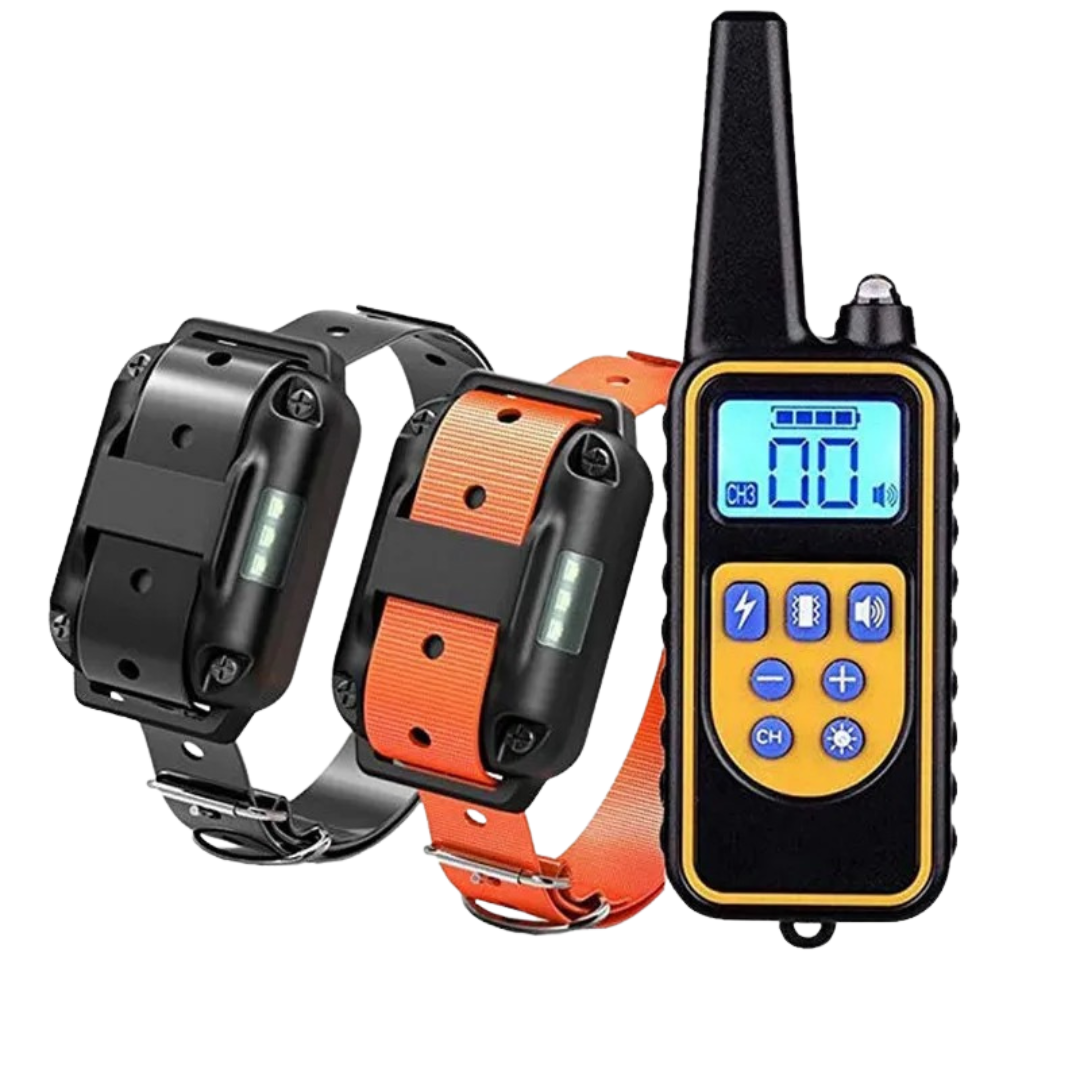 Waterproof Rechargeable Dog Training Collar with Remote Control