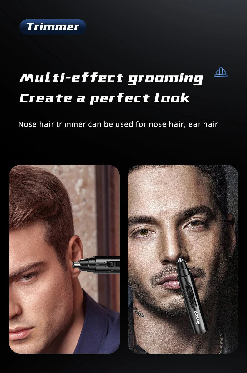Rechargeable Precision Trimmer for Nose and Ear Grooming