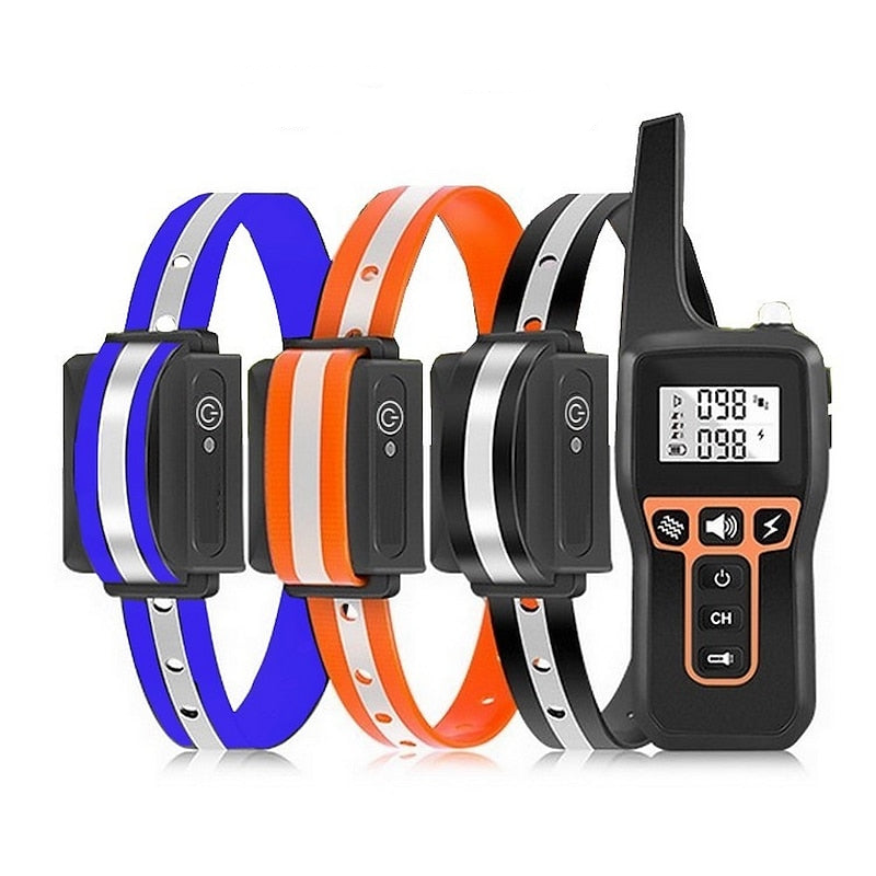 Advanced Long-Range Dog Training Collar with Waterproof Design