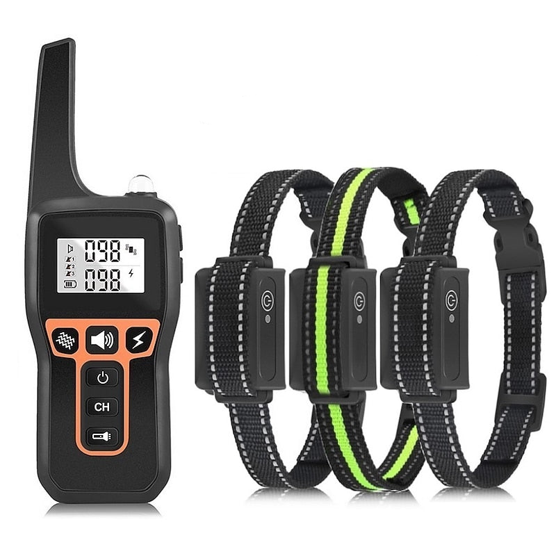 Advanced Long-Range Dog Training Collar with Waterproof Design