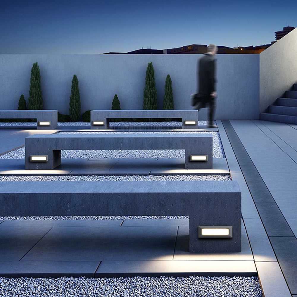 Sleek Outdoor Wall-Mounted LED Light Fixture