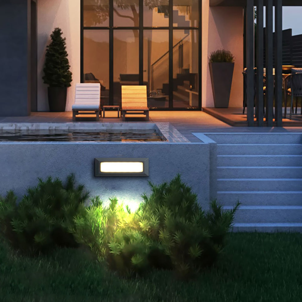 Sleek Outdoor Wall-Mounted LED Light Fixture