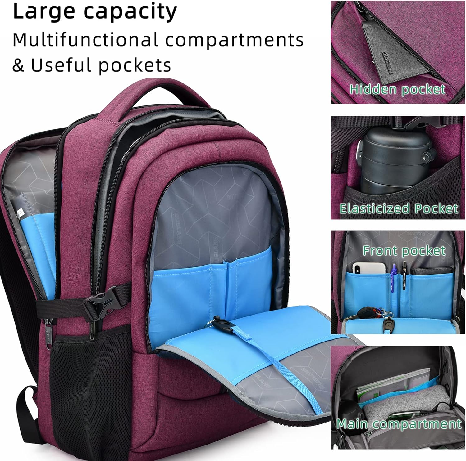 Waterproof Travel Laptop Backpack | Anti-Theft Design | PackSmart