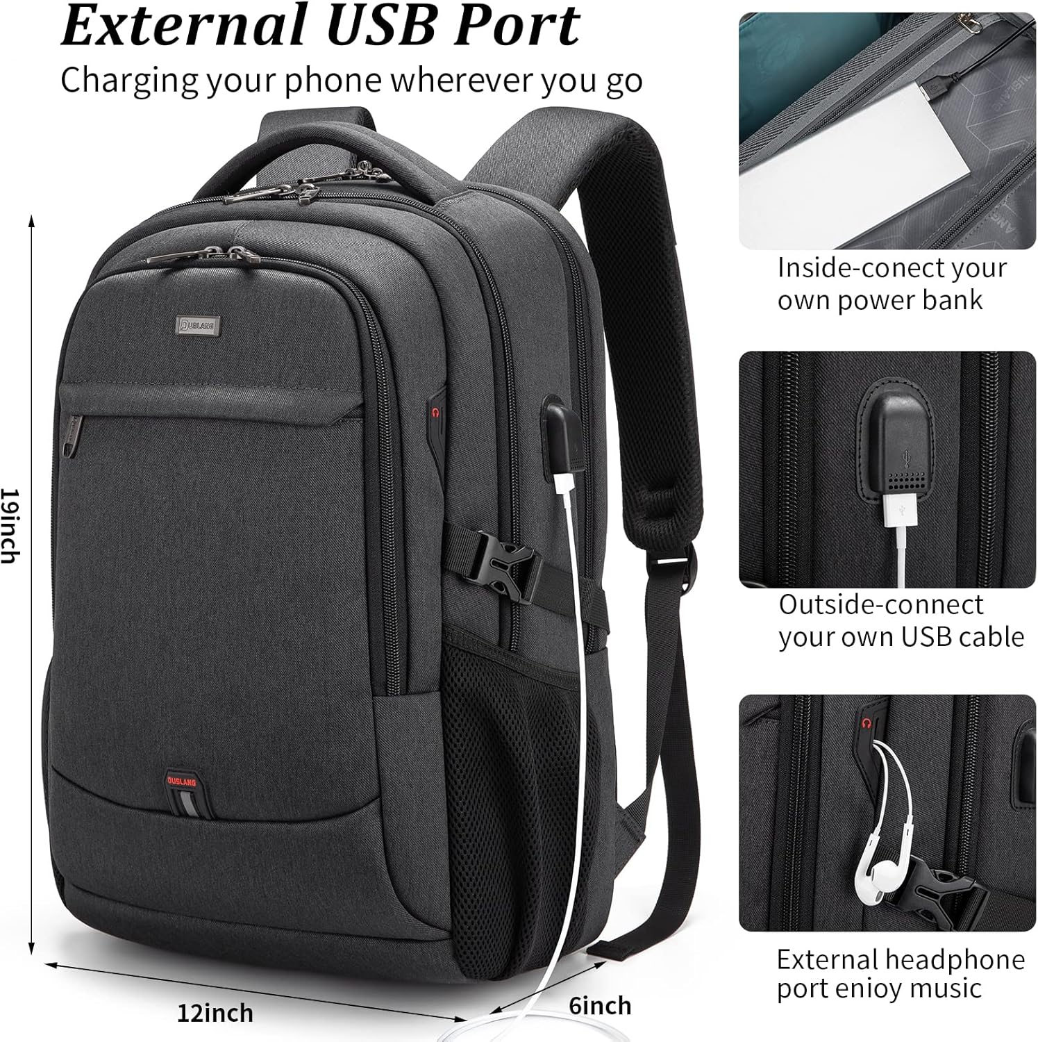 Waterproof Travel Laptop Backpack | Anti-Theft Design | PackSmart