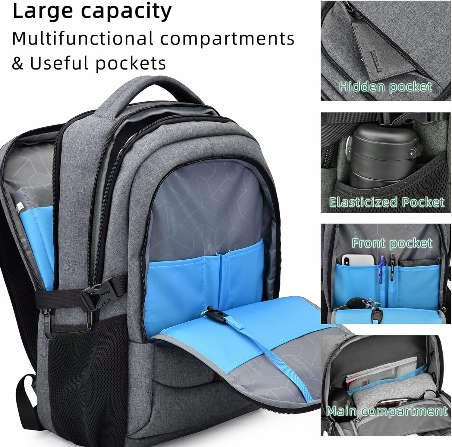 Waterproof Travel Laptop Backpack | Anti-Theft Design | PackSmart