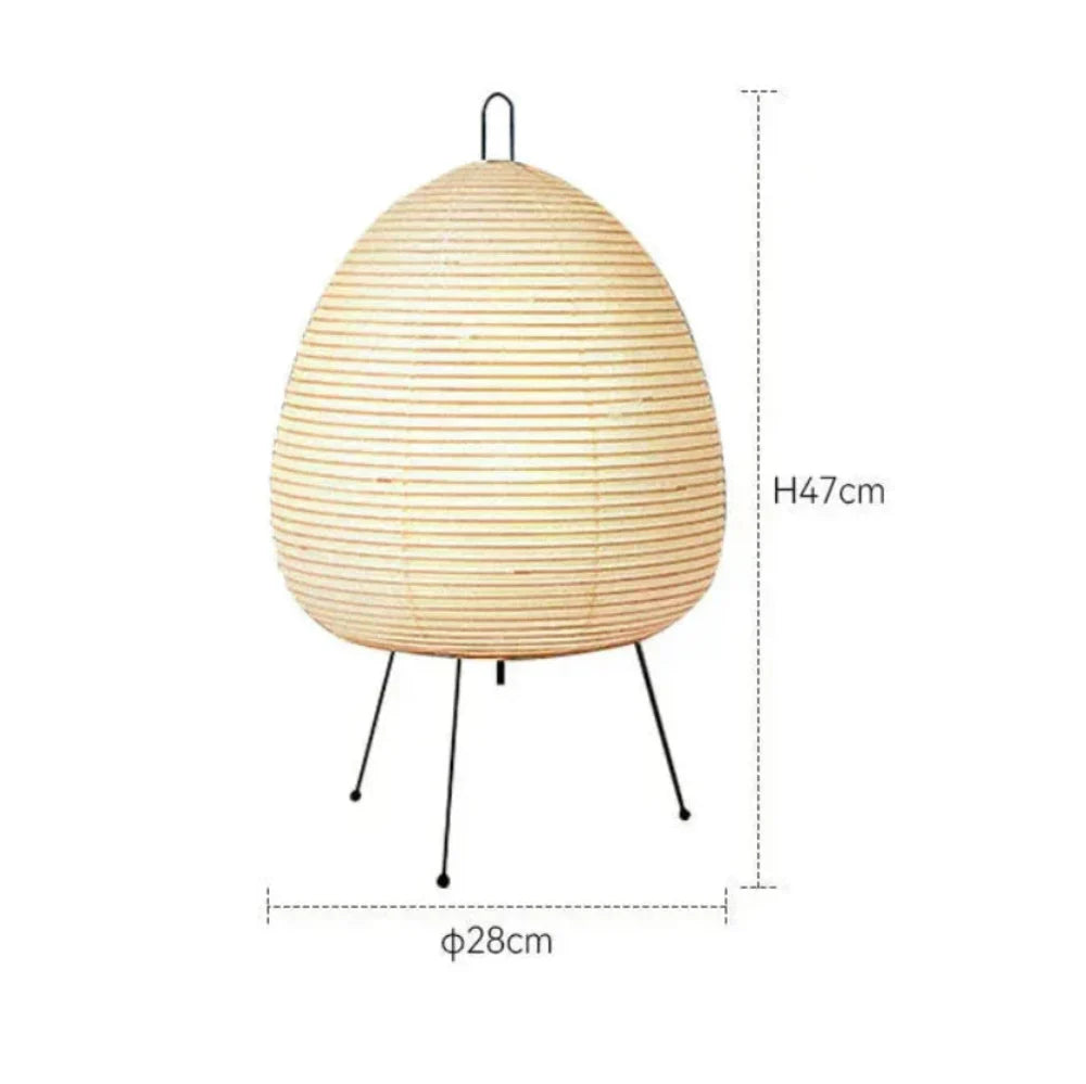 Japanese Rice Paper Lamp | Soft Wabi Sabi Light | HikariGlow Style