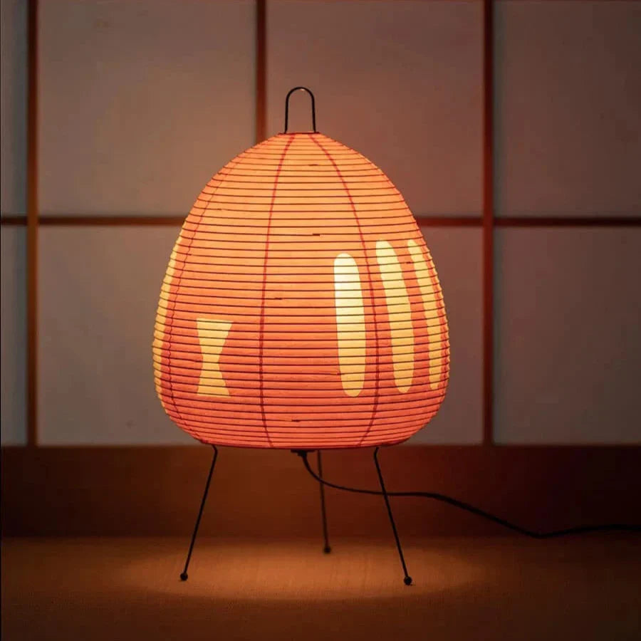 Japanese Rice Paper Lamp | Soft Wabi Sabi Light | HikariGlow Style