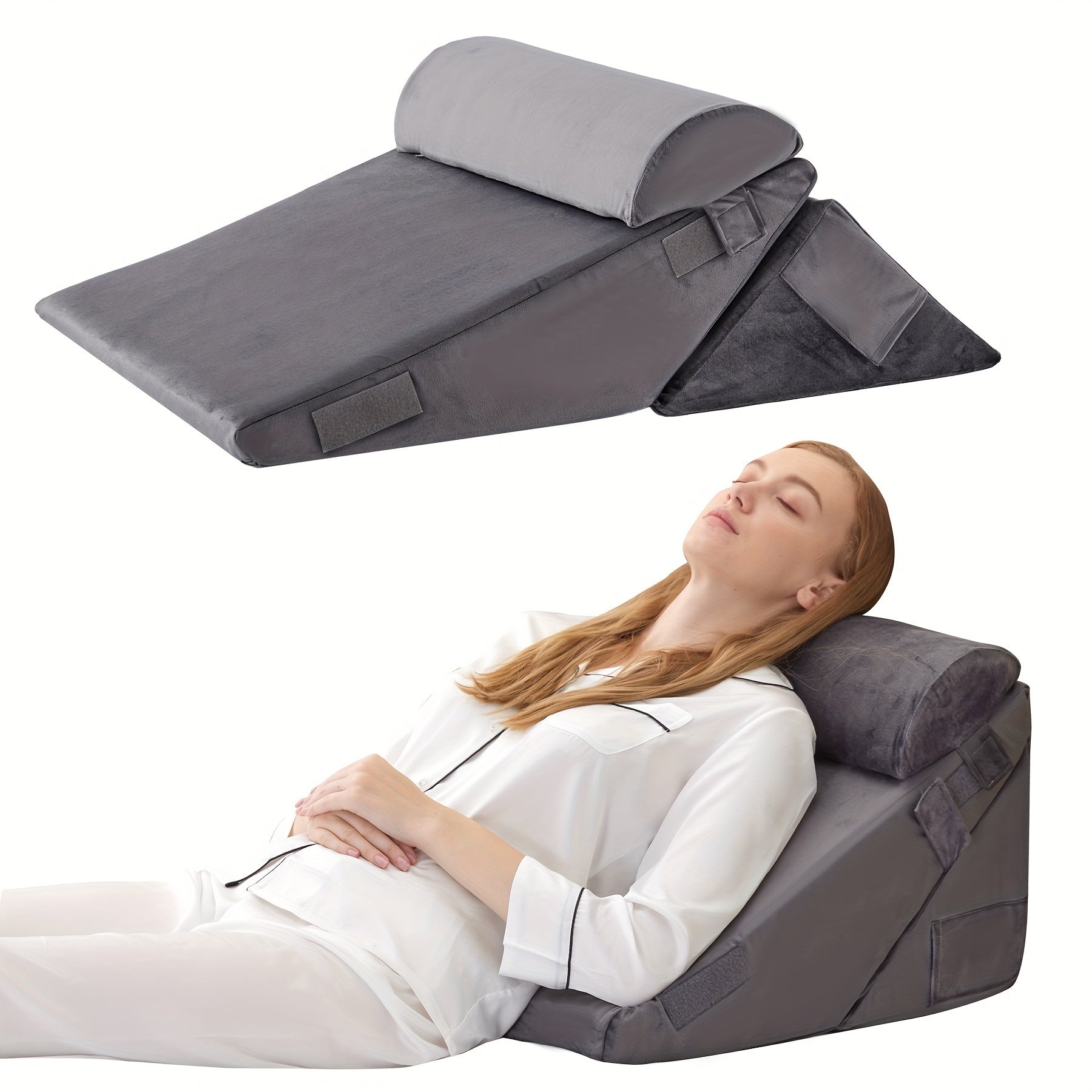 ComfortElevate - Versatile Adjustable Wedge Pillow for Ultimate Support