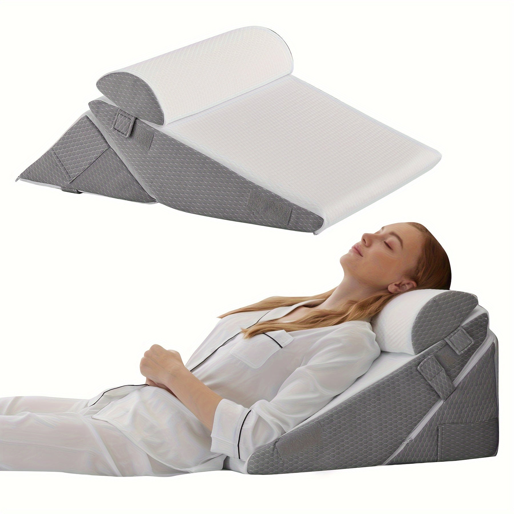 ComfortElevate - Versatile Adjustable Wedge Pillow for Ultimate Support