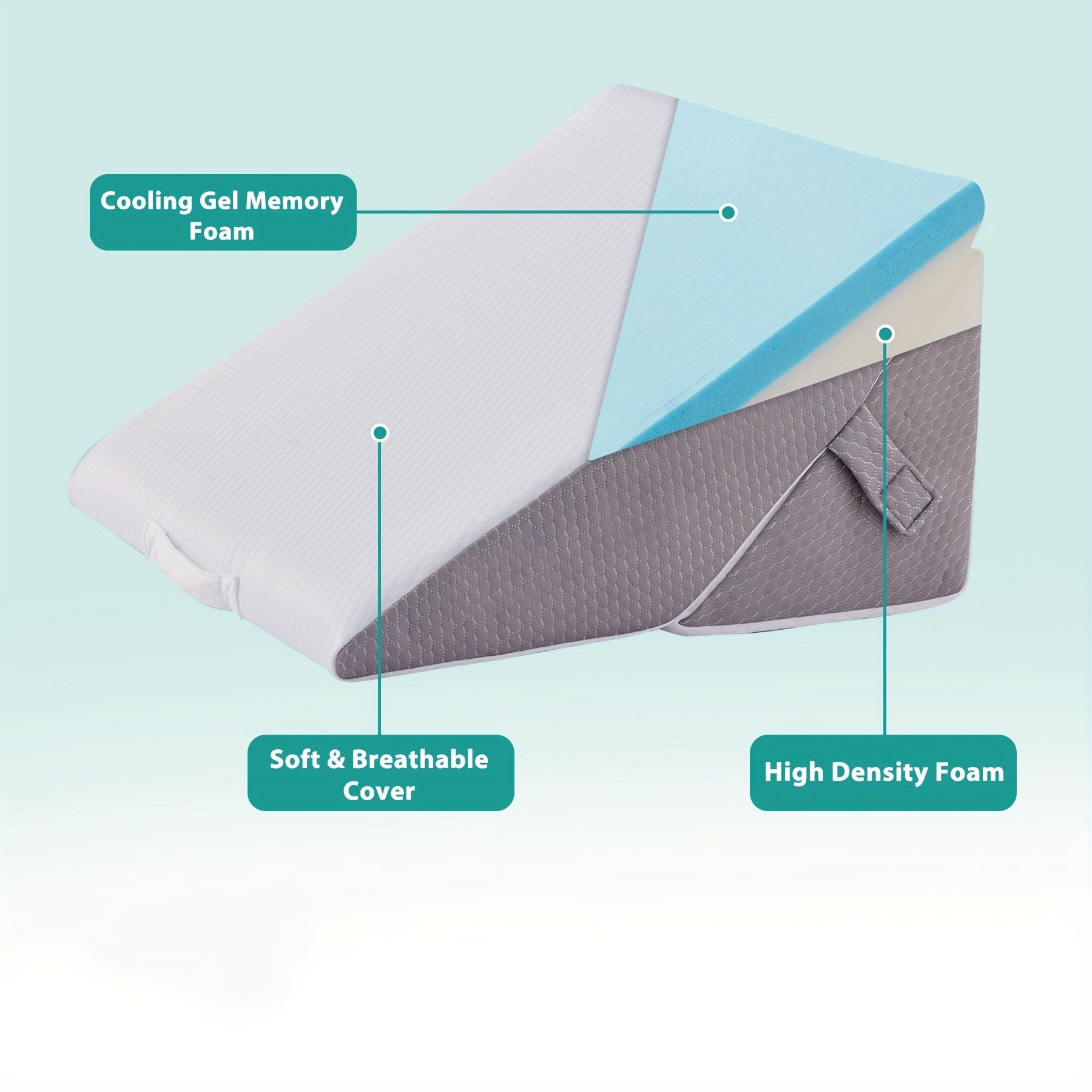 ComfortElevate - Versatile Adjustable Wedge Pillow for Ultimate Support