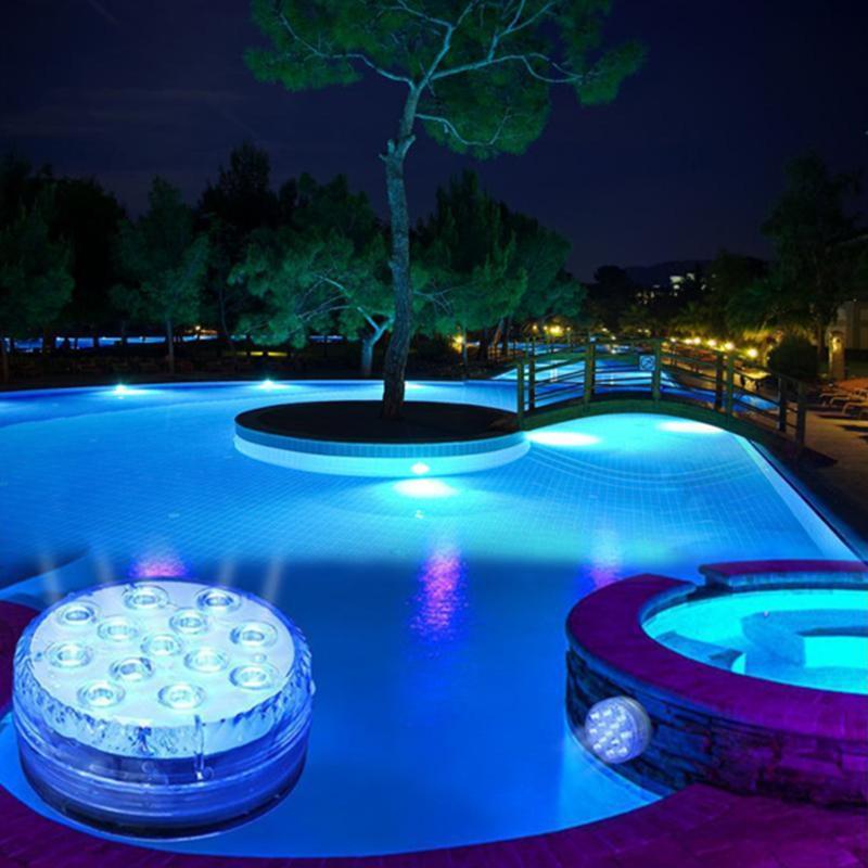 Smart Color-Changing Submersible Pool Light with Remote Control