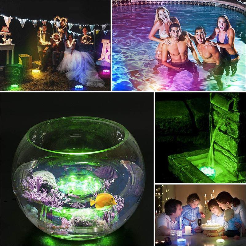 Smart Color-Changing Submersible Pool Light with Remote Control